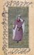 Iran / Persia: Miniature painting of a young woman with a white shawl surrounded by verses from Hafez Shirazi, Reza Abbasi School, 17th century